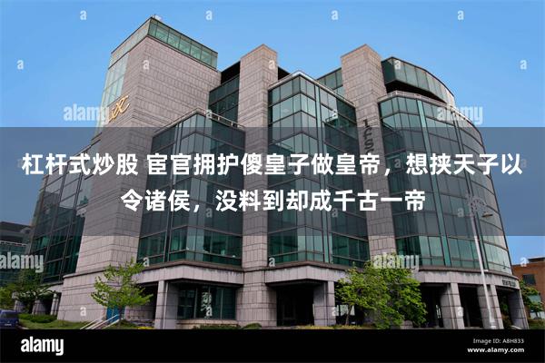 杠杆式炒股 宦官拥护傻皇子做皇帝，想挟天子以令诸侯，没料到却成千古一帝